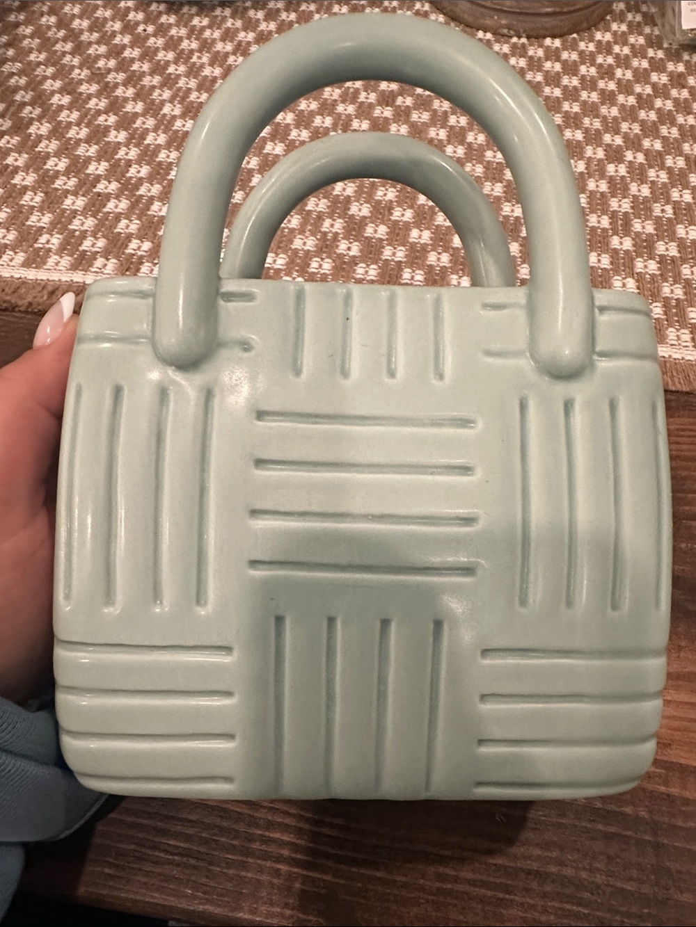 Target ceramic vase